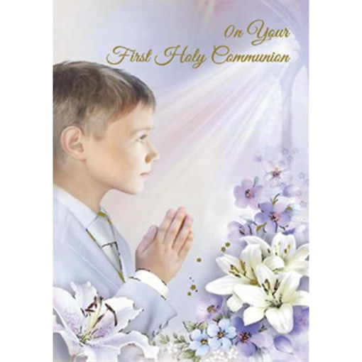 Picture of ON YOUR FIRST HOLY COMMUNION CARD